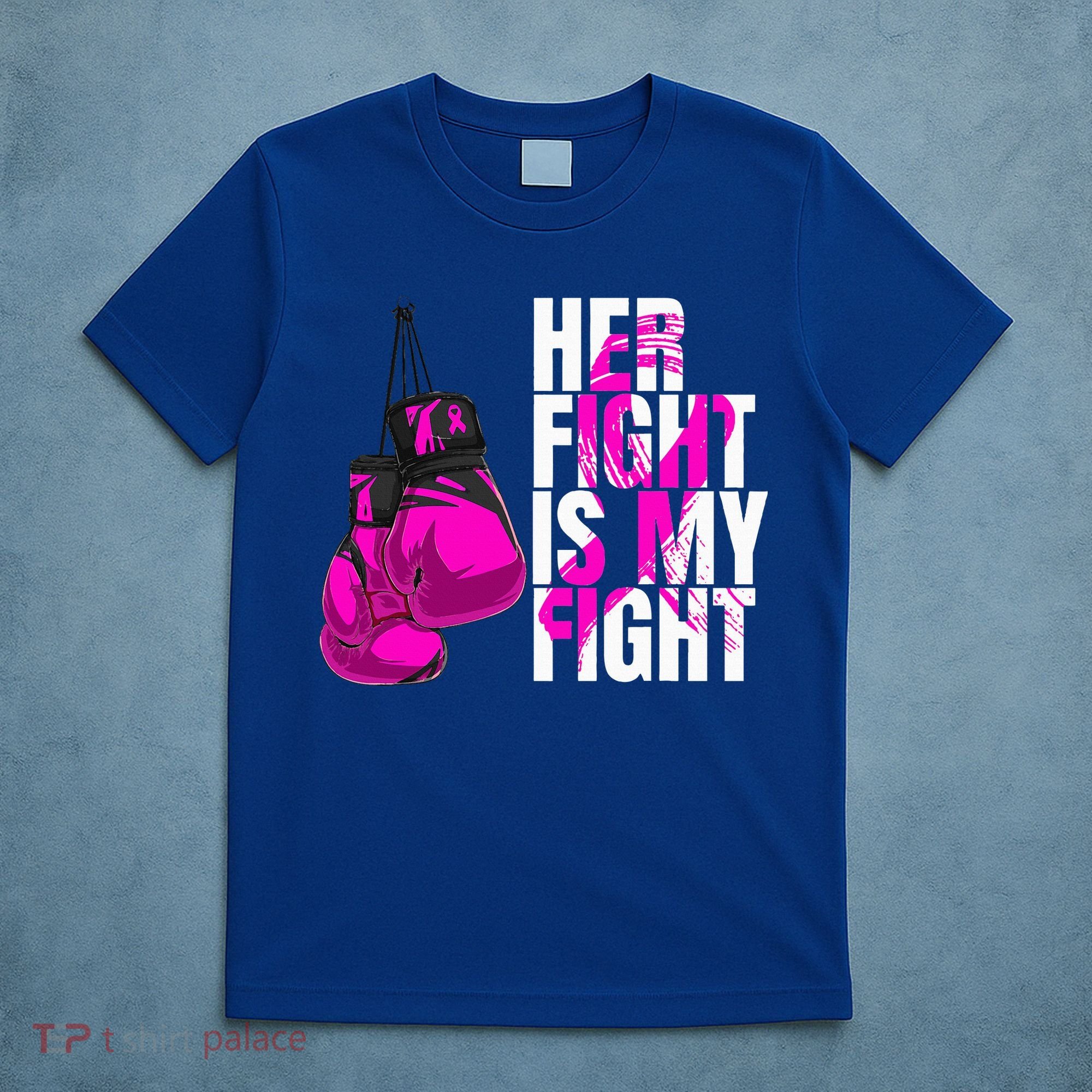 Breast Cancer Awareness Husband Support Squad T-Shirt