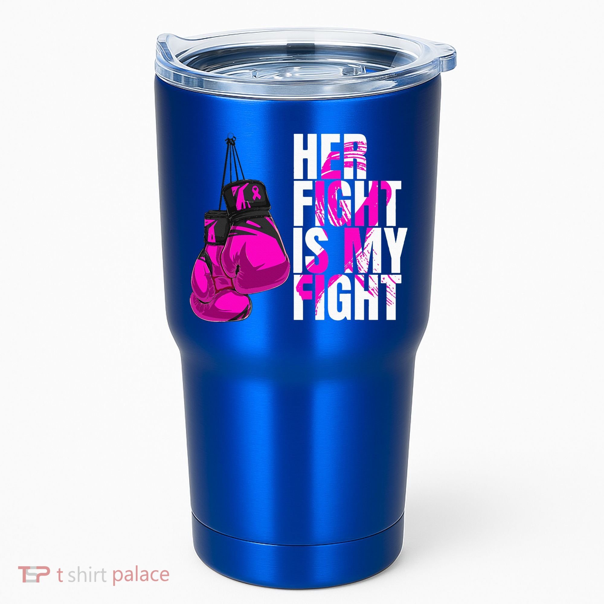 Breast Cancer Awareness Husband Support Squad Tumbler