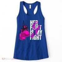 Breast Cancer Awareness Husband Support Squad Women's Tank Top thumb 0
