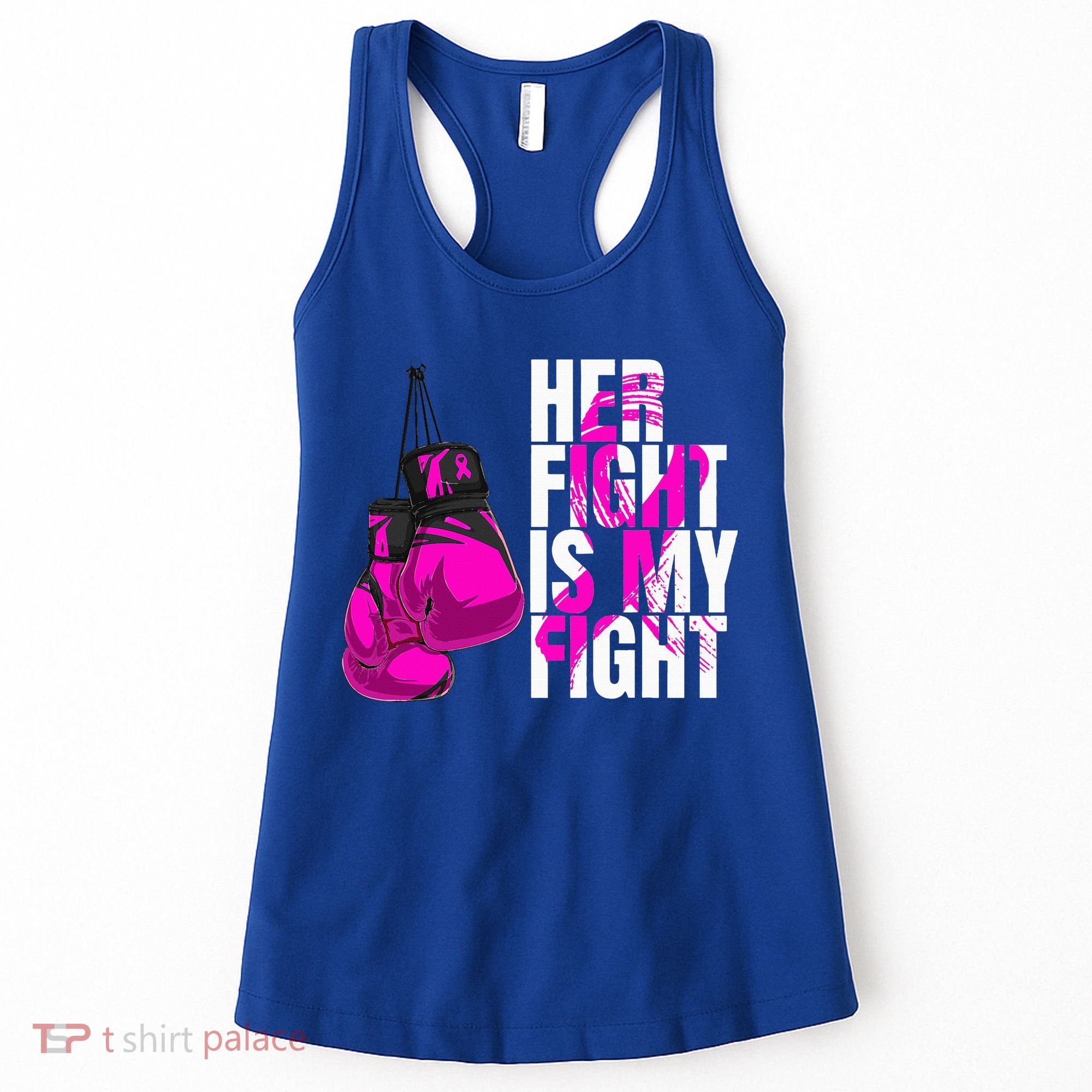 Breast Cancer Awareness Husband Support Squad Women's Tank Top