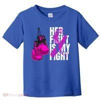 Breast Cancer Awareness Husband Support Squad Toddler T-Shirt thumb 0