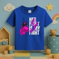 Breast Cancer Awareness Husband Support Squad Toddler T-Shirt thumb 3
