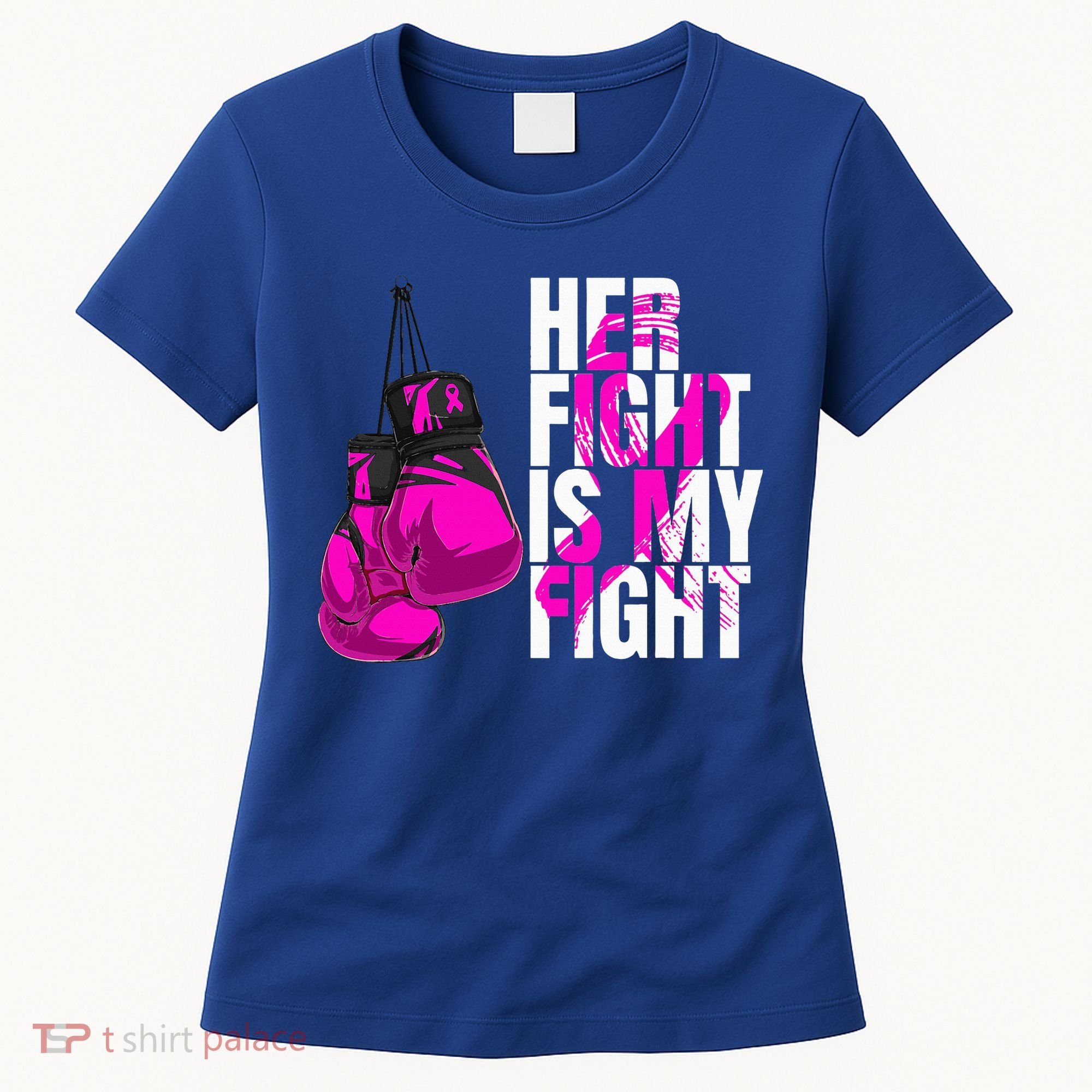 Breast Cancer Awareness Husband Support Squad Women's T-Shirt