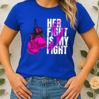Breast Cancer Awareness Husband Support Squad Women's T-Shirt thumb 2