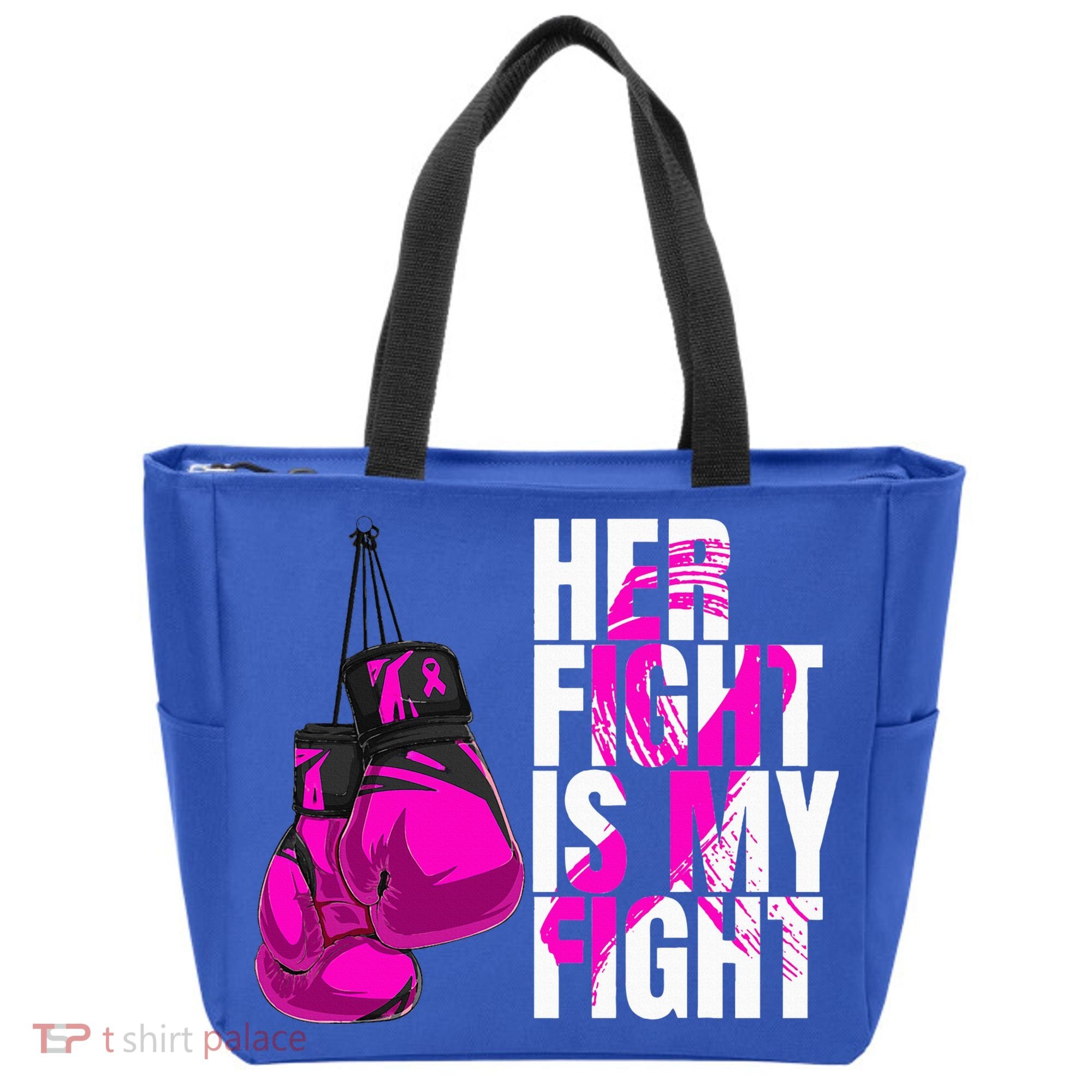 Breast Cancer Awareness Husband Support Squad Tote Bag