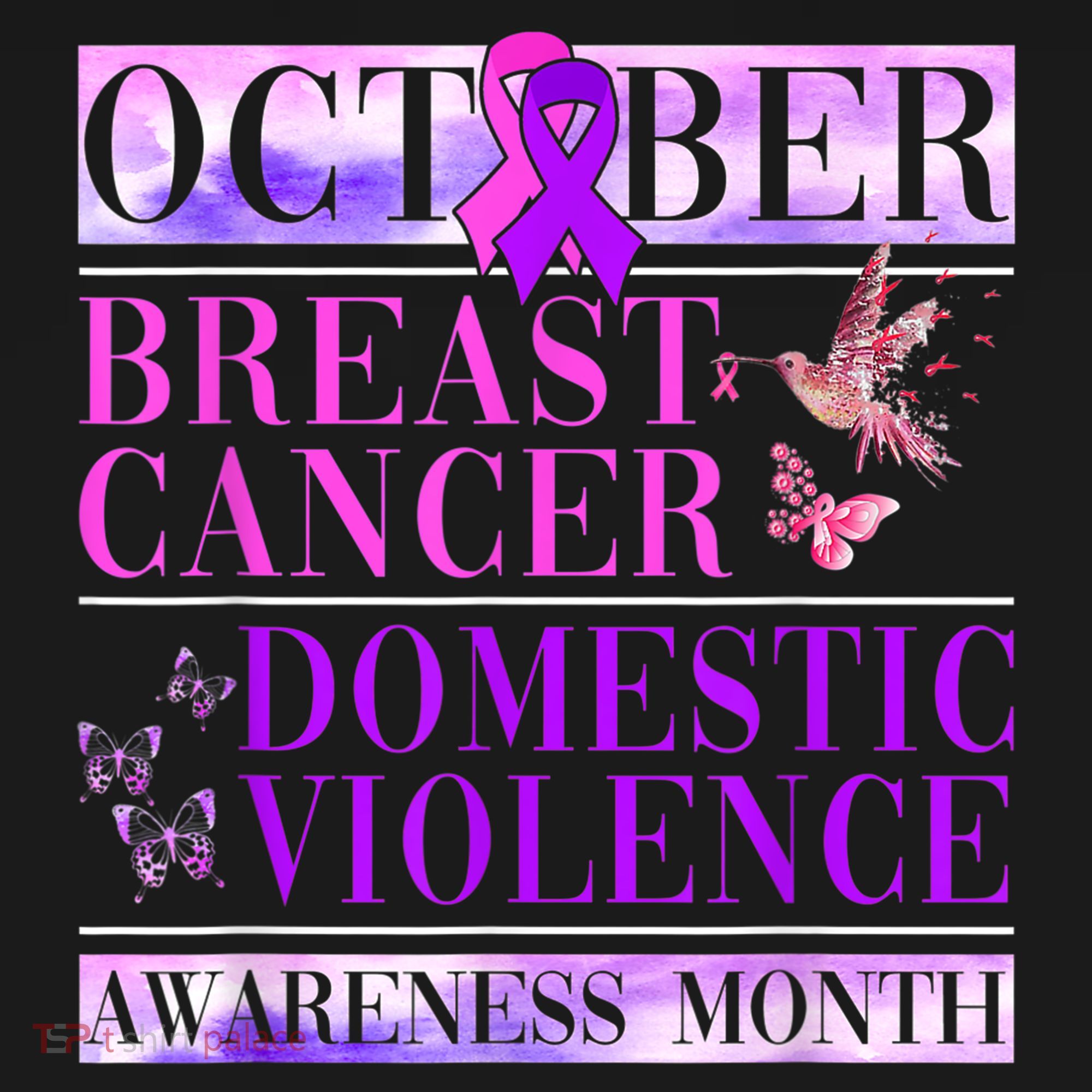 Breast Cancer And Domestic Violence Awareness Women's Hoodie
