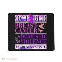 Breast Cancer And Domestic Violence Awareness Mousepad thumb 0