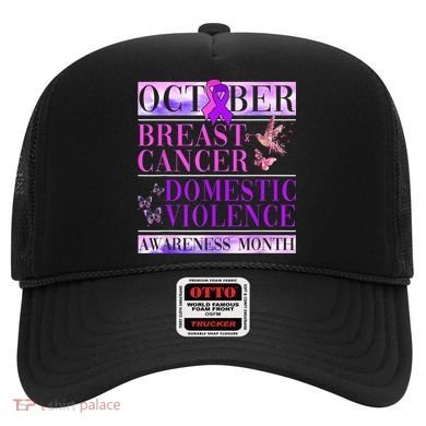 Breast Cancer And Domestic Violence Awareness Hat