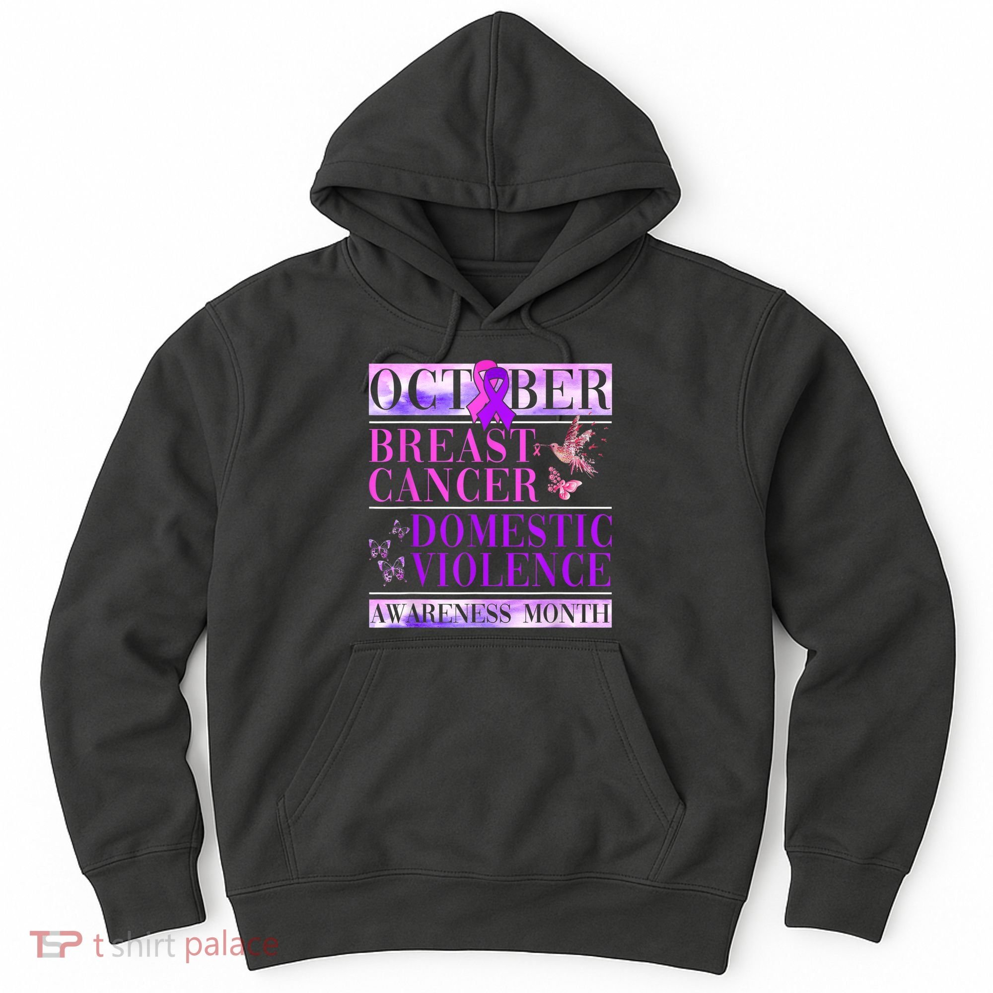 Breast Cancer And Domestic Violence Awareness Hoodie