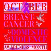 Breast Cancer And Domestic Violence Awareness Santa Hat thumb 1