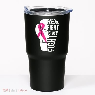 Breast Cancer Awareness Husband Support Squad Tumbler