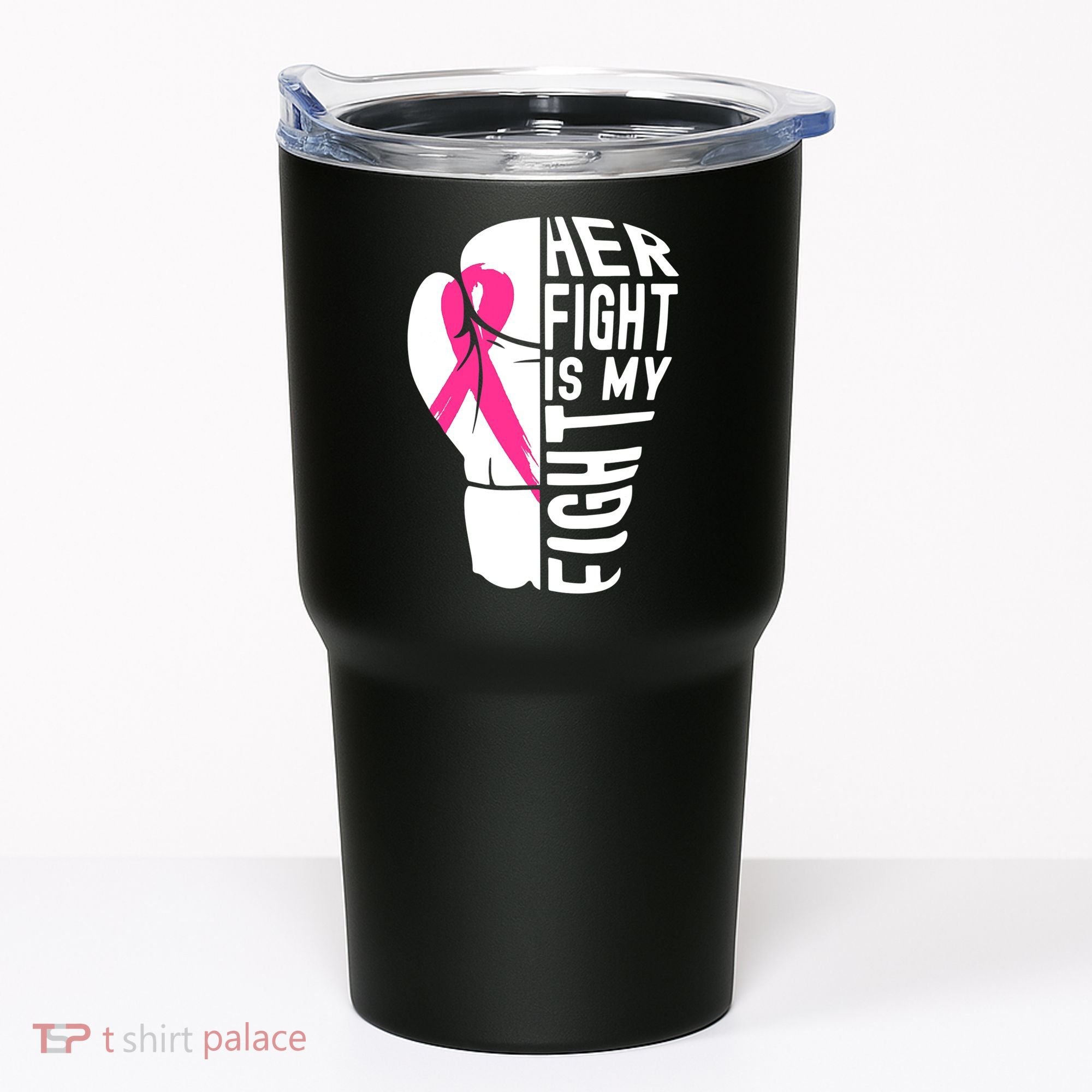 Breast Cancer Awareness Husband Support Squad Tumbler