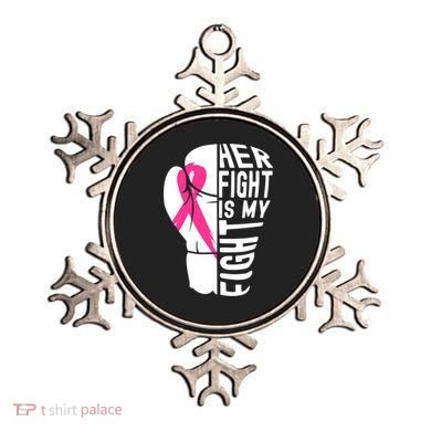 Breast Cancer Awareness Husband Support Squad Ornament