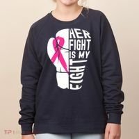 Breast Cancer Awareness Husband Support Squad Women's Sweatshirt thumb 0