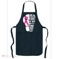 Breast Cancer Awareness Husband Support Squad Apron thumb 0