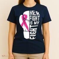Breast Cancer Awareness Husband Support Squad T-Shirt thumb 4