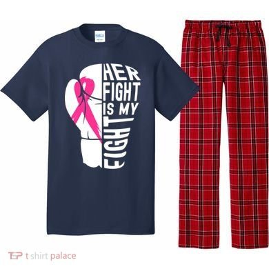 Breast Cancer Awareness Husband Support Squad Pajama Set