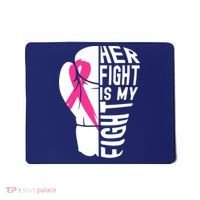 Breast Cancer Awareness Husband Support Squad Mousepad thumb 0