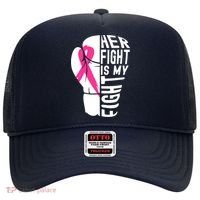 Breast Cancer Awareness Husband Support Squad Hat thumb 0