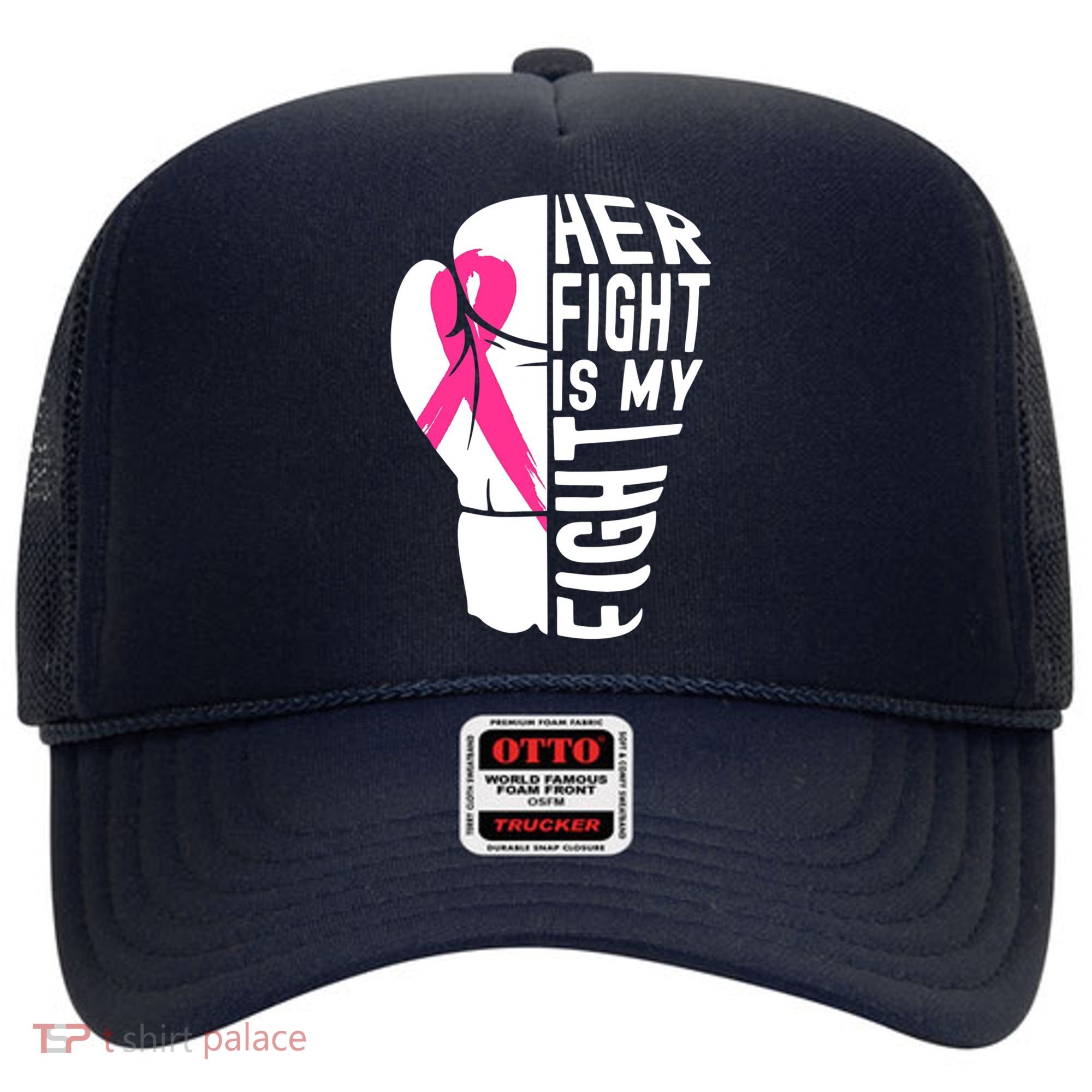 Breast Cancer Awareness Husband Support Squad Hat