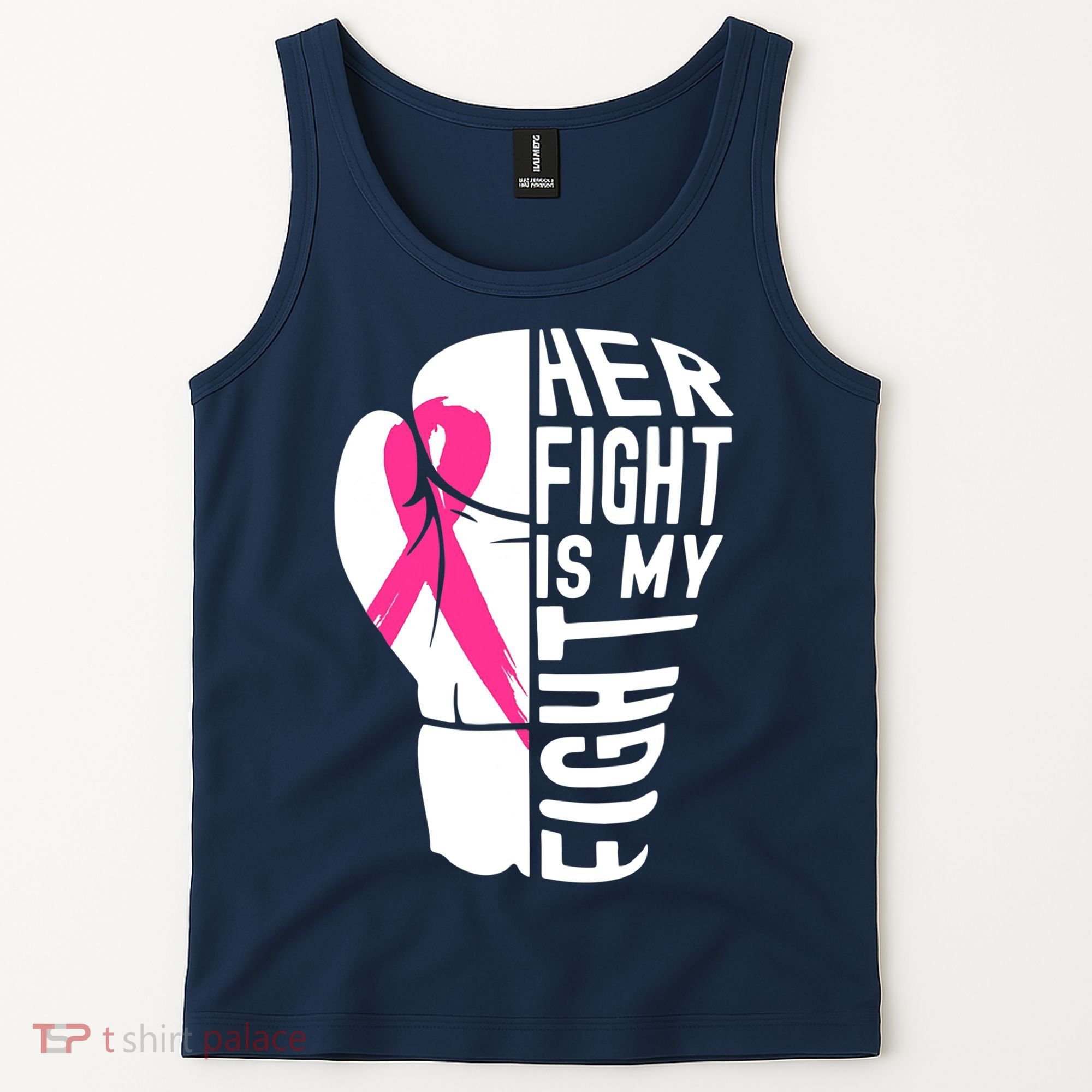Breast Cancer Awareness Husband Support Squad Tank Top