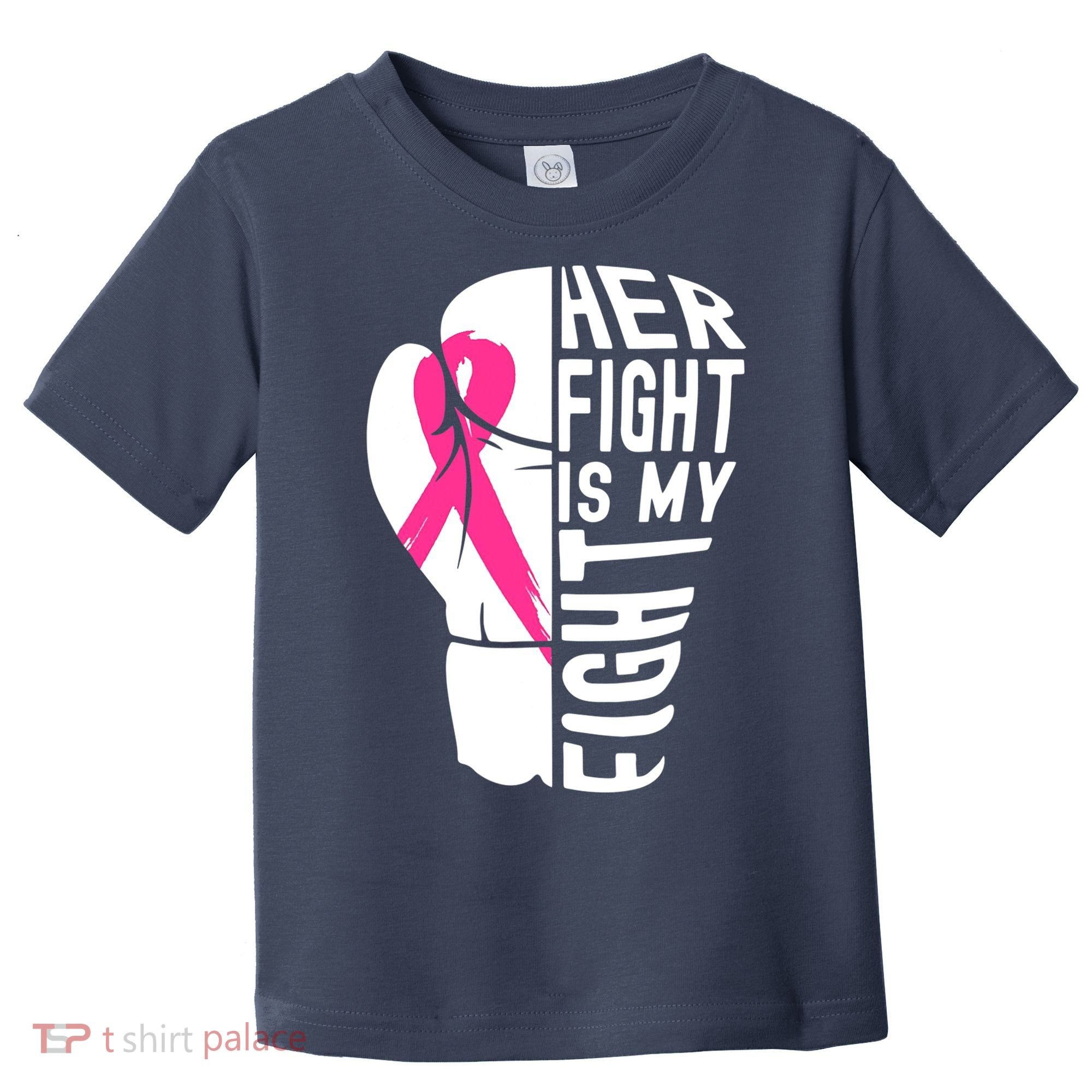 Breast Cancer Awareness Husband Support Squad Toddler T-Shirt