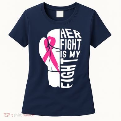 Breast Cancer Awareness Husband Support Squad Women's T-Shirt