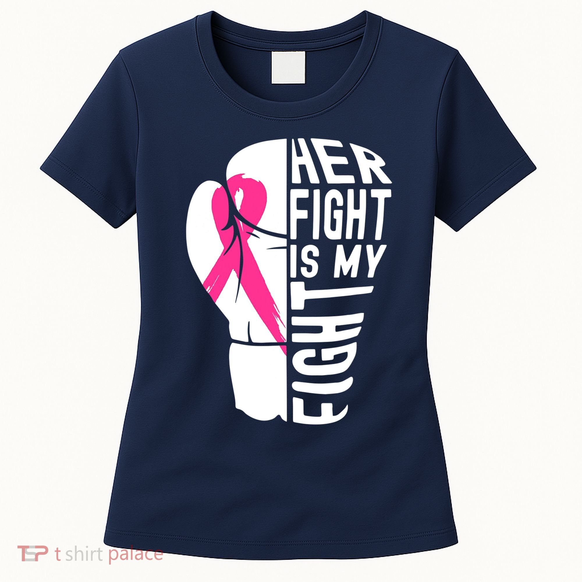 Breast Cancer Awareness Husband Support Squad Women's T-Shirt
