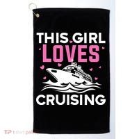 Best Cruising Art Cruise Ship Lover Cruise Travel Golf Towel thumb 0