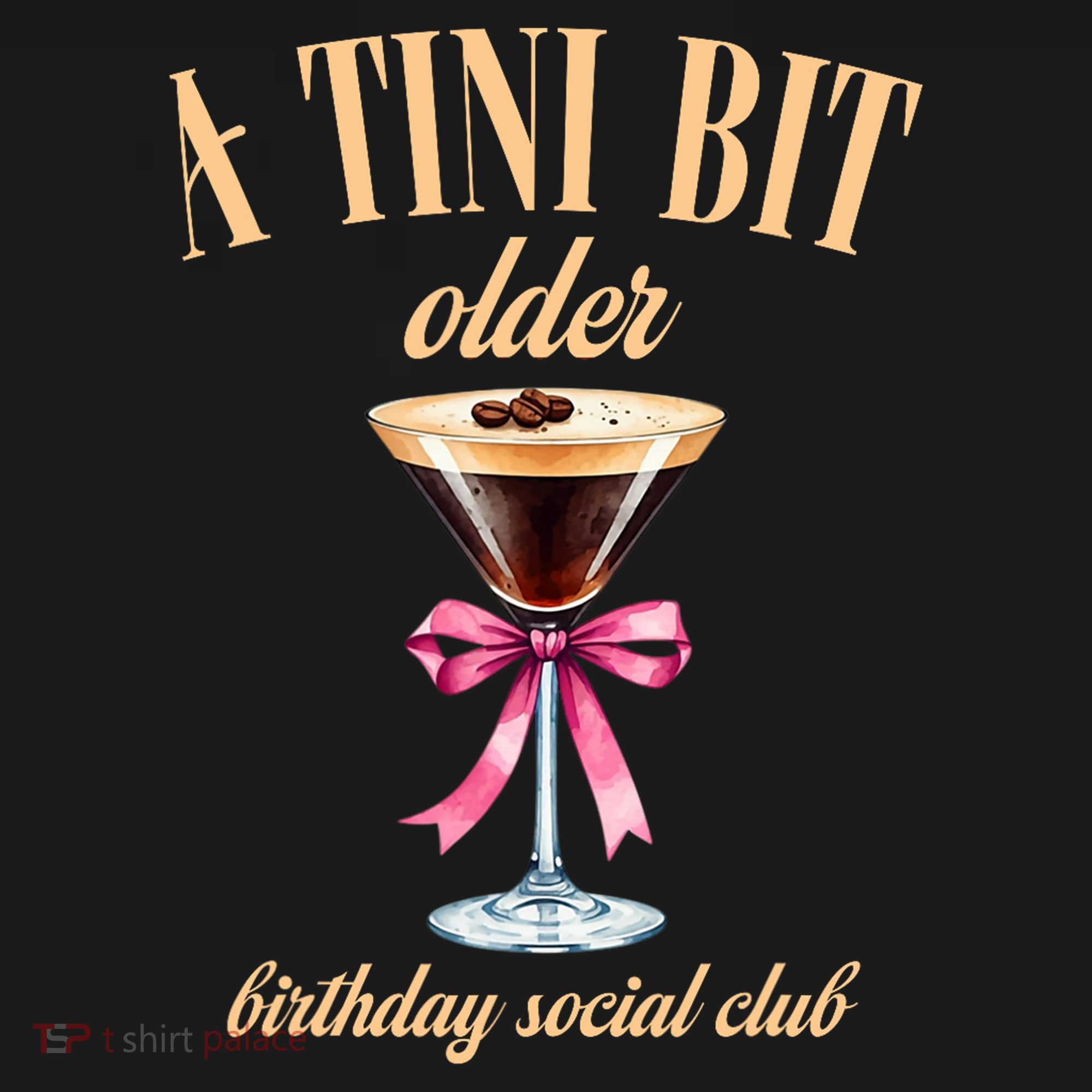 Birthday Costume A Tini Bit Older Espresso Martini Ornament