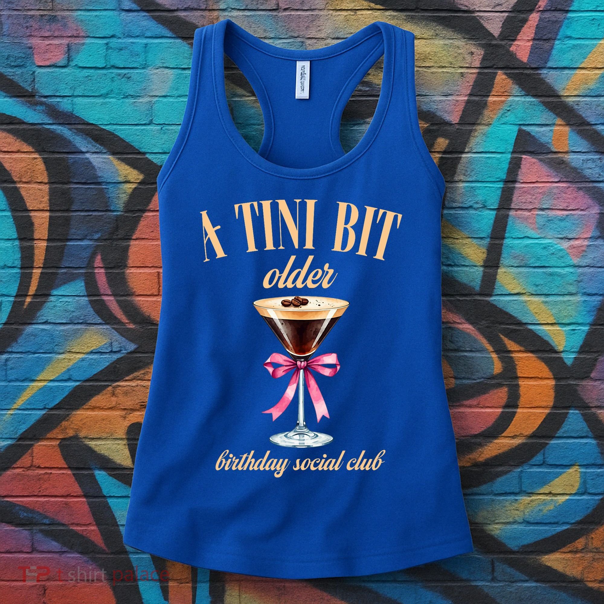 Birthday Costume A Tini Bit Older Espresso Martini Women's Tank Top