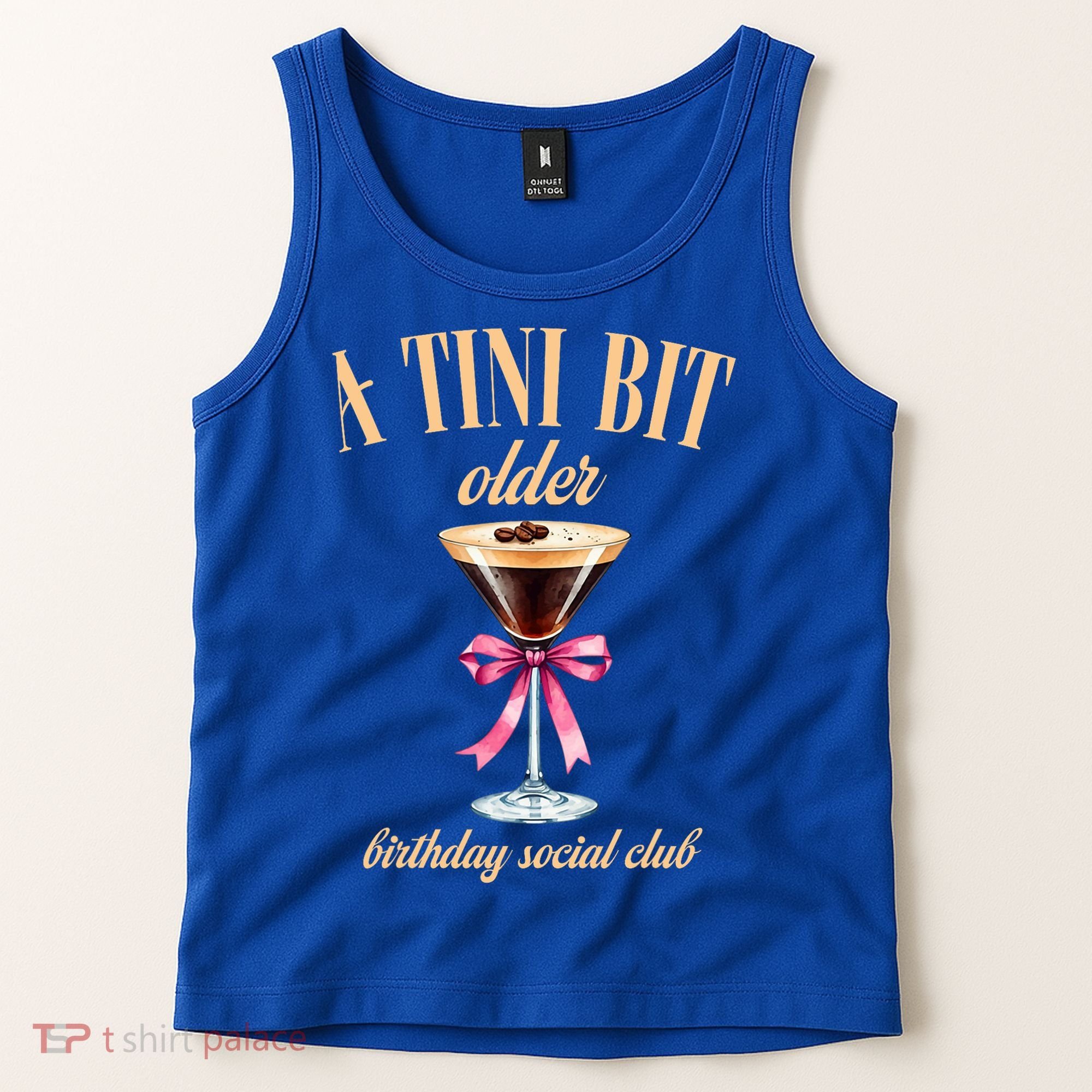 Birthday Costume A Tini Bit Older Espresso Martini Tank Top