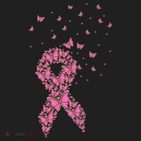 Breast Cancer Awareness Pink Butterfly Ribbon Women's Sweatshirt thumb 2
