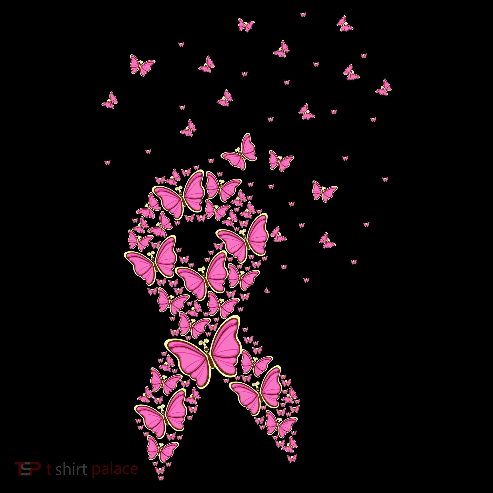 Breast Cancer Awareness Pink Butterfly Ribbon Coffee Mug
