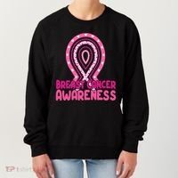 Breast Cancer Awareness Ribbon Heart Women's Sweatshirt thumb 0
