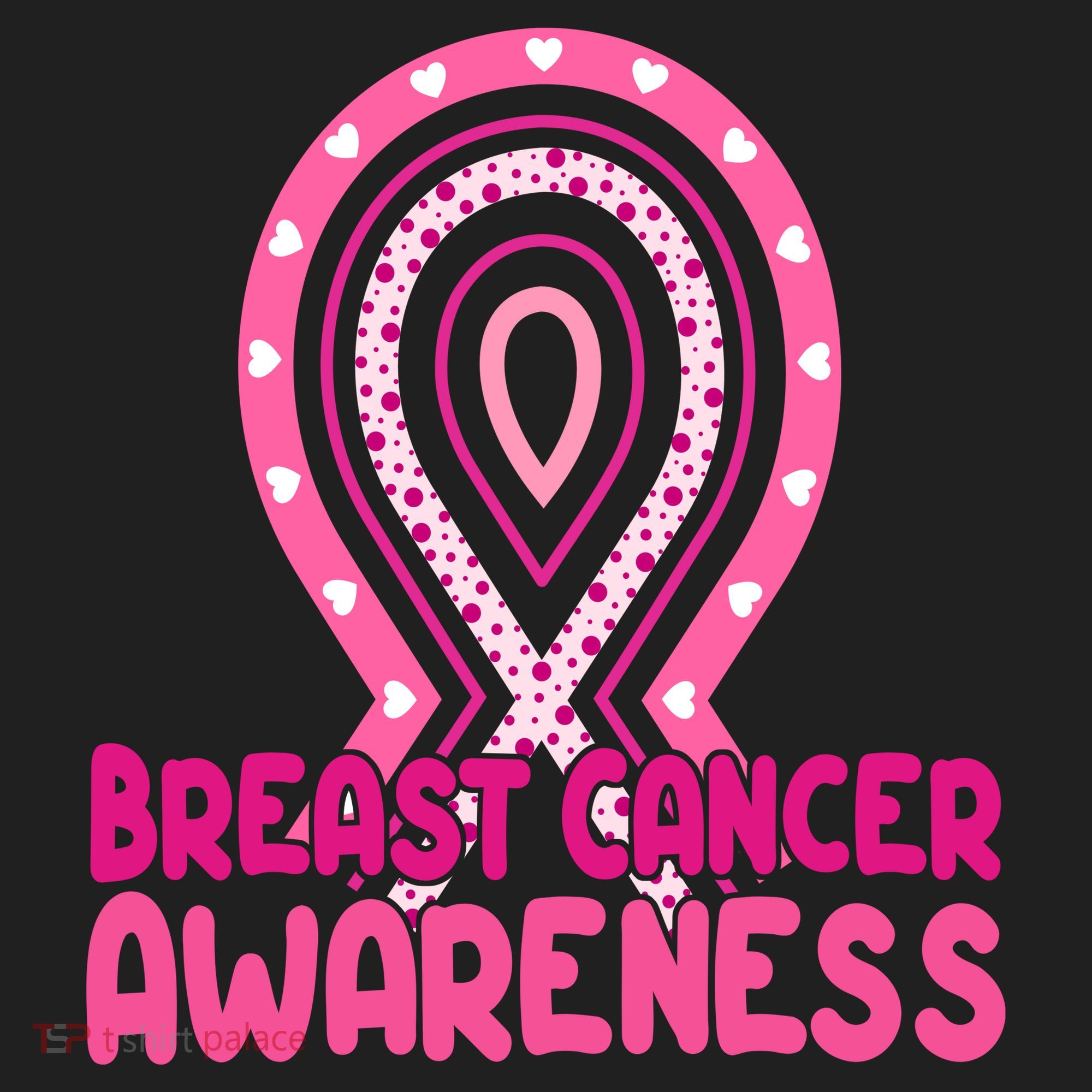 Breast Cancer Awareness Ribbon Heart Women's Sweatshirt