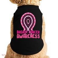 Breast Cancer Awareness Ribbon Heart Doggie Tank thumb 0