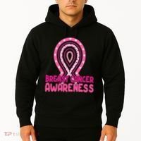 Breast Cancer Awareness Ribbon Heart Hoodie thumb 2