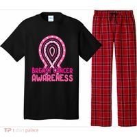Breast Cancer Awareness Ribbon Heart Pajama Set thumb 0