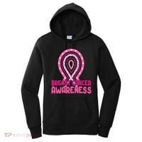 Breast Cancer Awareness Ribbon Heart Women's Hoodie thumb 0