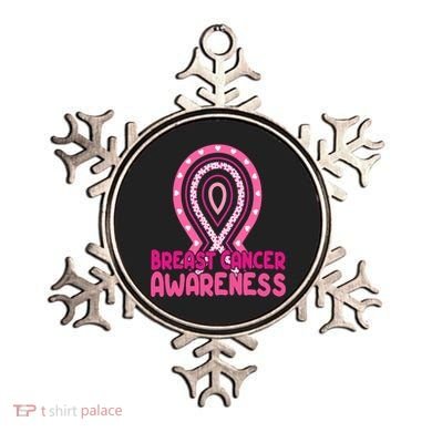 Breast Cancer Awareness Ribbon Heart Ornament