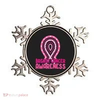 Breast Cancer Awareness Ribbon Heart Ornament thumb 0