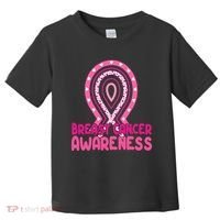 Breast Cancer Awareness Ribbon Heart Toddler T-Shirt thumb 0