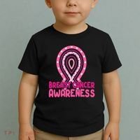 Breast Cancer Awareness Ribbon Heart Toddler T-Shirt thumb 2