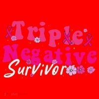 Breast Cancer Awareness Triple Negative Survivor Flowers Santa Hat thumb 1
