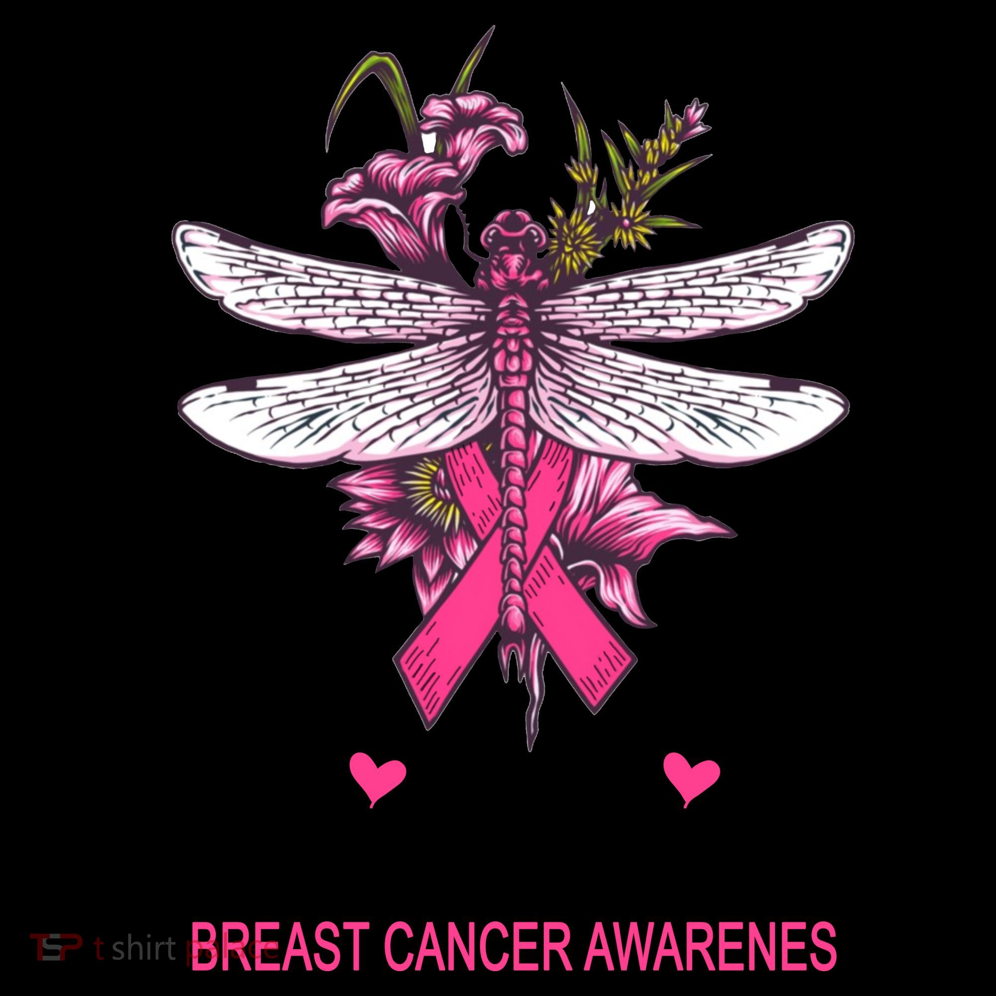 Breast Cancer Awareness Dragonfly Coffee Mug