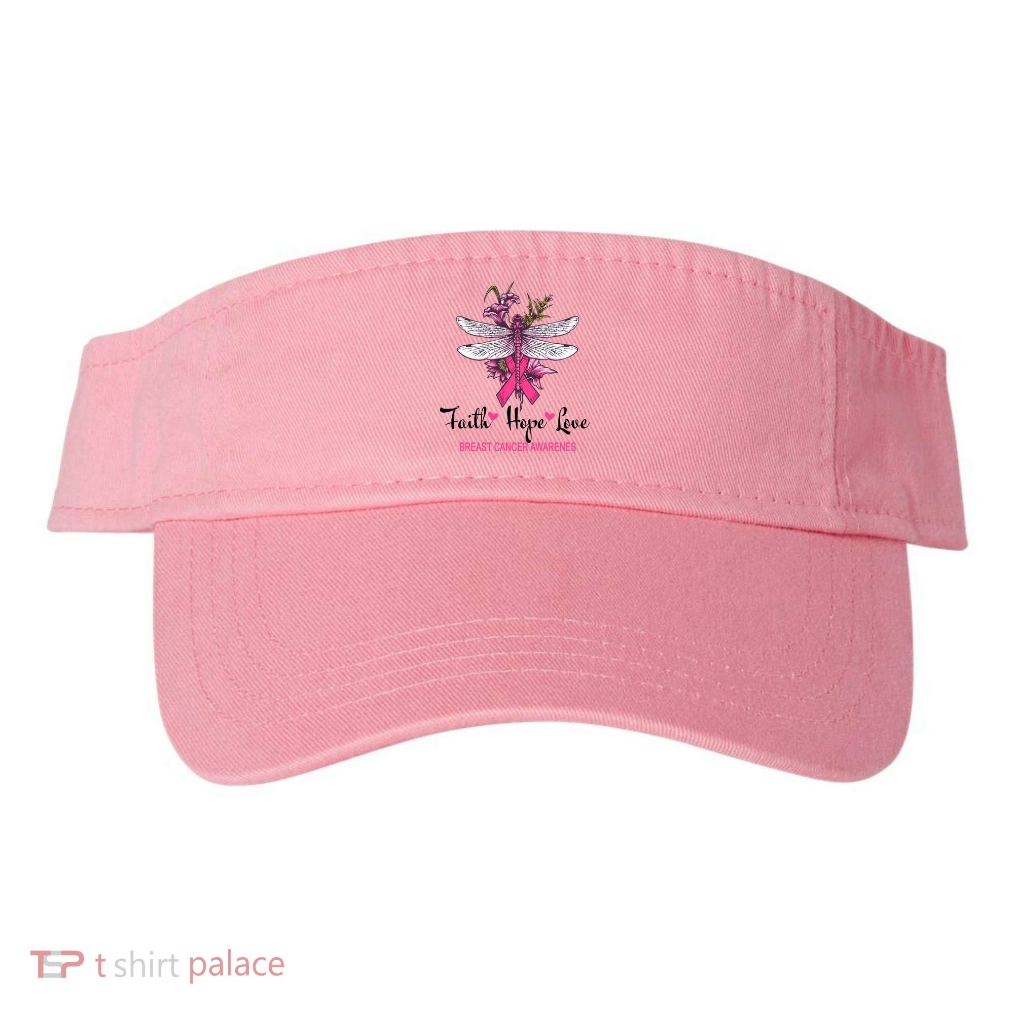 Breast Cancer Awareness Dragonfly Visor