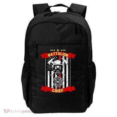 Battalion Chief American Firefighter Fire Hero Design Meaningful Gift Backpack