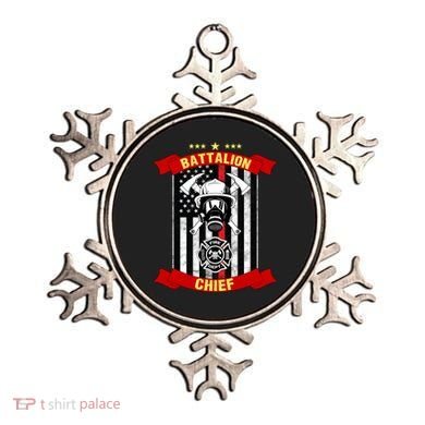 Battalion Chief American Firefighter Fire Hero Design Meaningful Gift Ornament