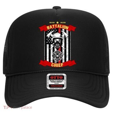 Battalion Chief American Firefighter Fire Hero Design Meaningful Gift Hat